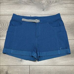 Zyia Active Blue Trail Hiking‎ Casual Stretch Shorts Size Small